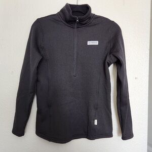 Magellan Outdoors Black Zip-Up Sweater